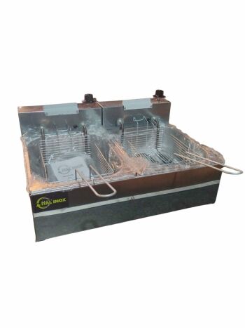 Imagem de FRITADEIRA ELÉTRICA COM 2 CUBAS DE 5 LITROS 220V ITAL INOX